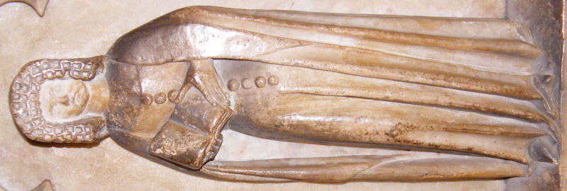 Warwick - St Mary Thomas Beauchamp 1369 and wife Katherine mortimer 1369 weeper